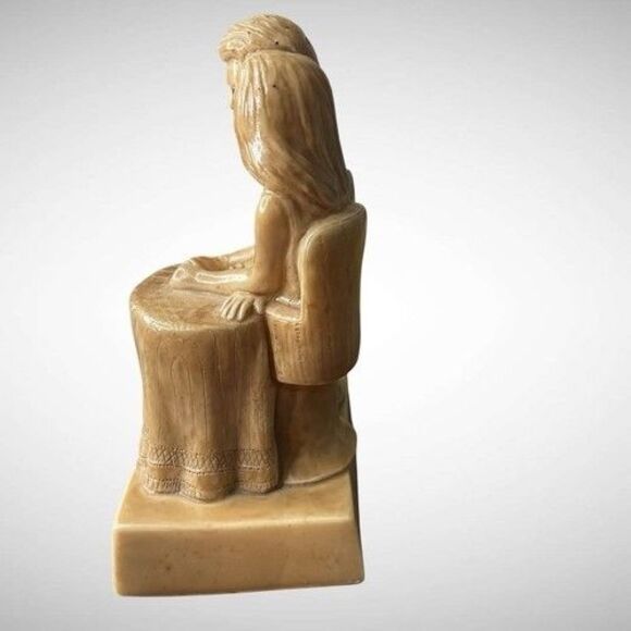 VTG 71s R&W Berries Resin Couples Figurine Our Love’s Been Good To Us 6.5"X4.5" - Picture 10 of 12